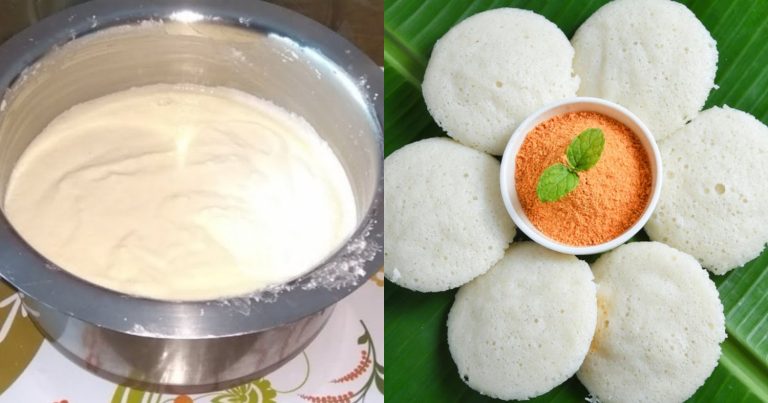 Perfect Idli Batter Recipe