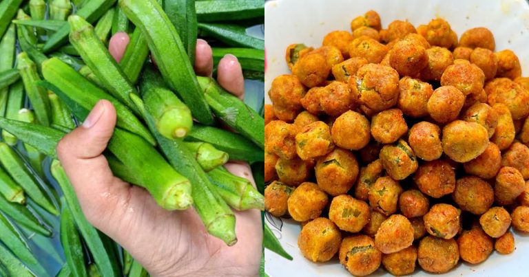 Ladies Finger Popcorn Or Okra Popcorn Recipe