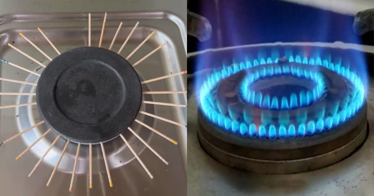 Gas Burner Cleaning Tip