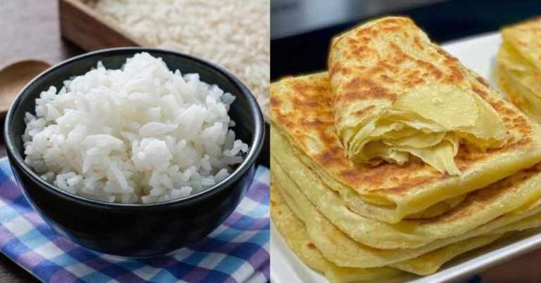 Leftover Rice Roti Recipe