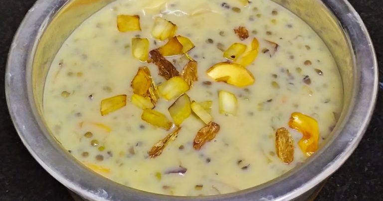 Special Cherupayar Payasam Recipe