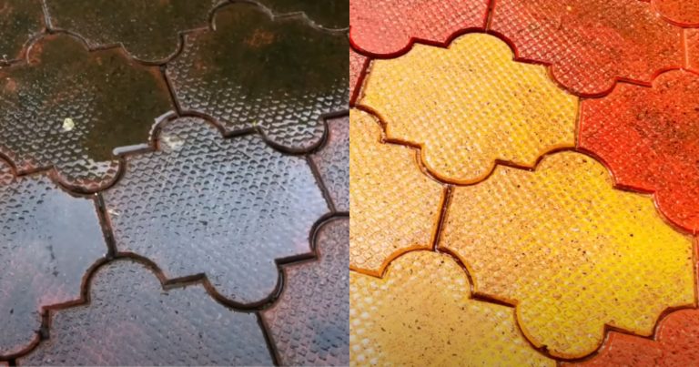 Interlock Tile Cleaning Easy Trick