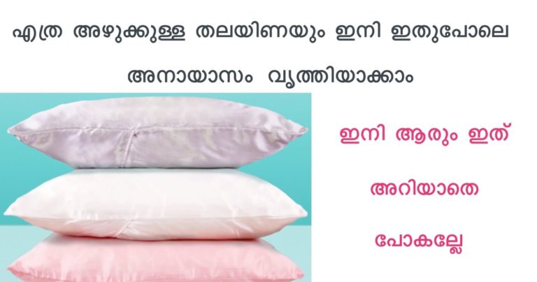 Pillow Cleaning Easy Tip