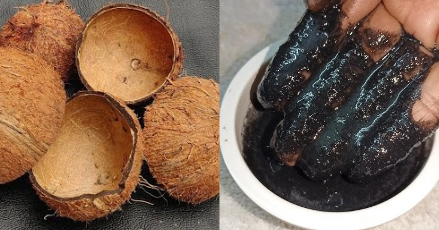 Coconut Shell Natural Hair Dye