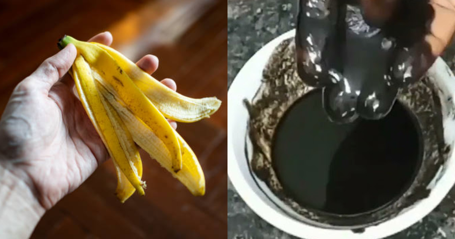 Banana Peel Natural Hair Dye
