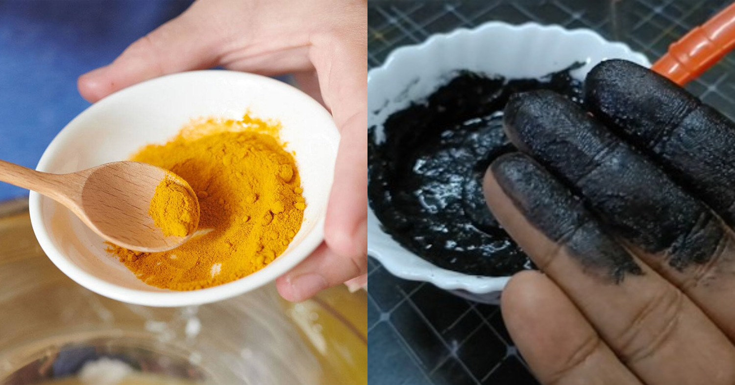 Nature Hair Dye Using Turmeric Powder