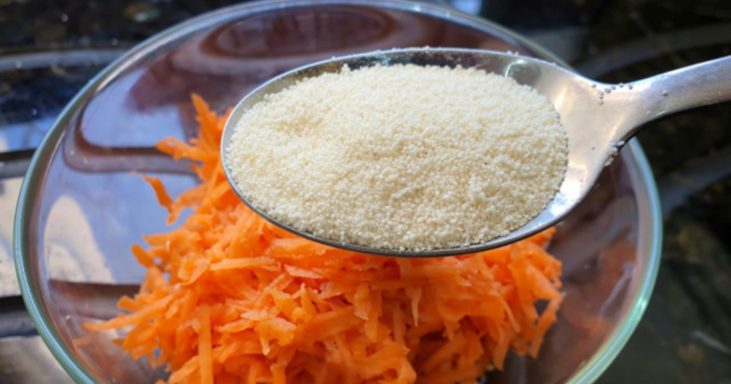Carrot Rava Snack Recipe