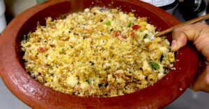 Easy Breakfast Egg Puttu Recipe