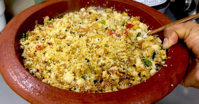 Easy Breakfast Egg Puttu Recipe