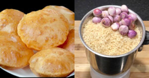 Ration Rice Poori Recipe