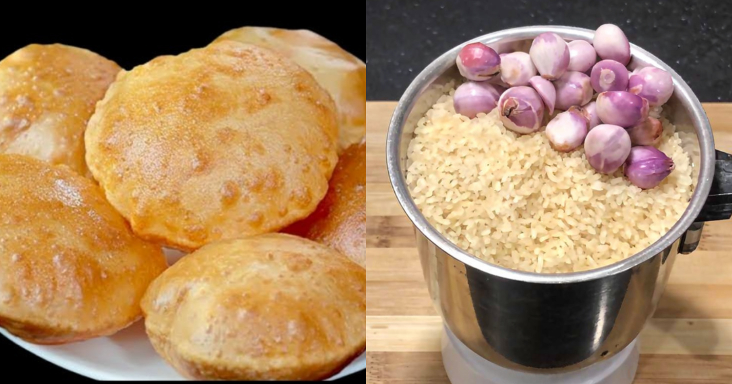 Ration Rice Poori Recipe