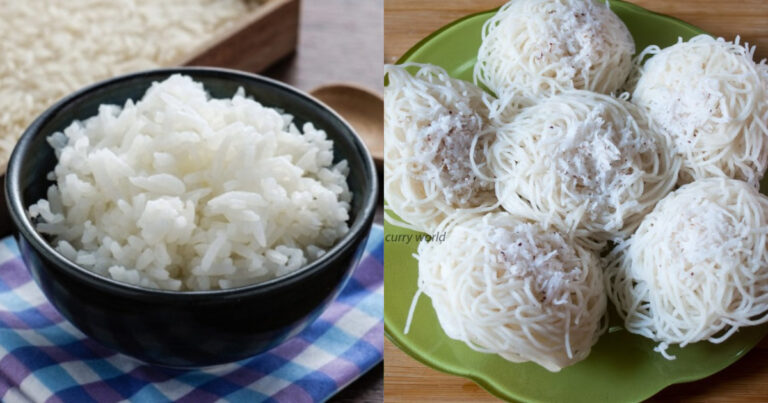 Soft Idiyappam Using Leftover Rice